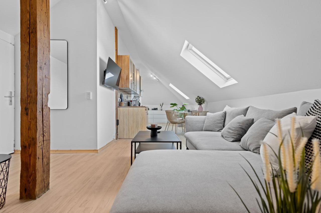 Stilvolle Wohnung: Private Dachterrasse - Zentral Augsburg Exterior photo