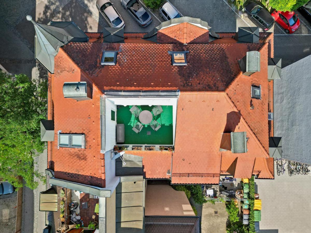 Stilvolle Wohnung: Private Dachterrasse - Zentral Augsburg Exterior photo