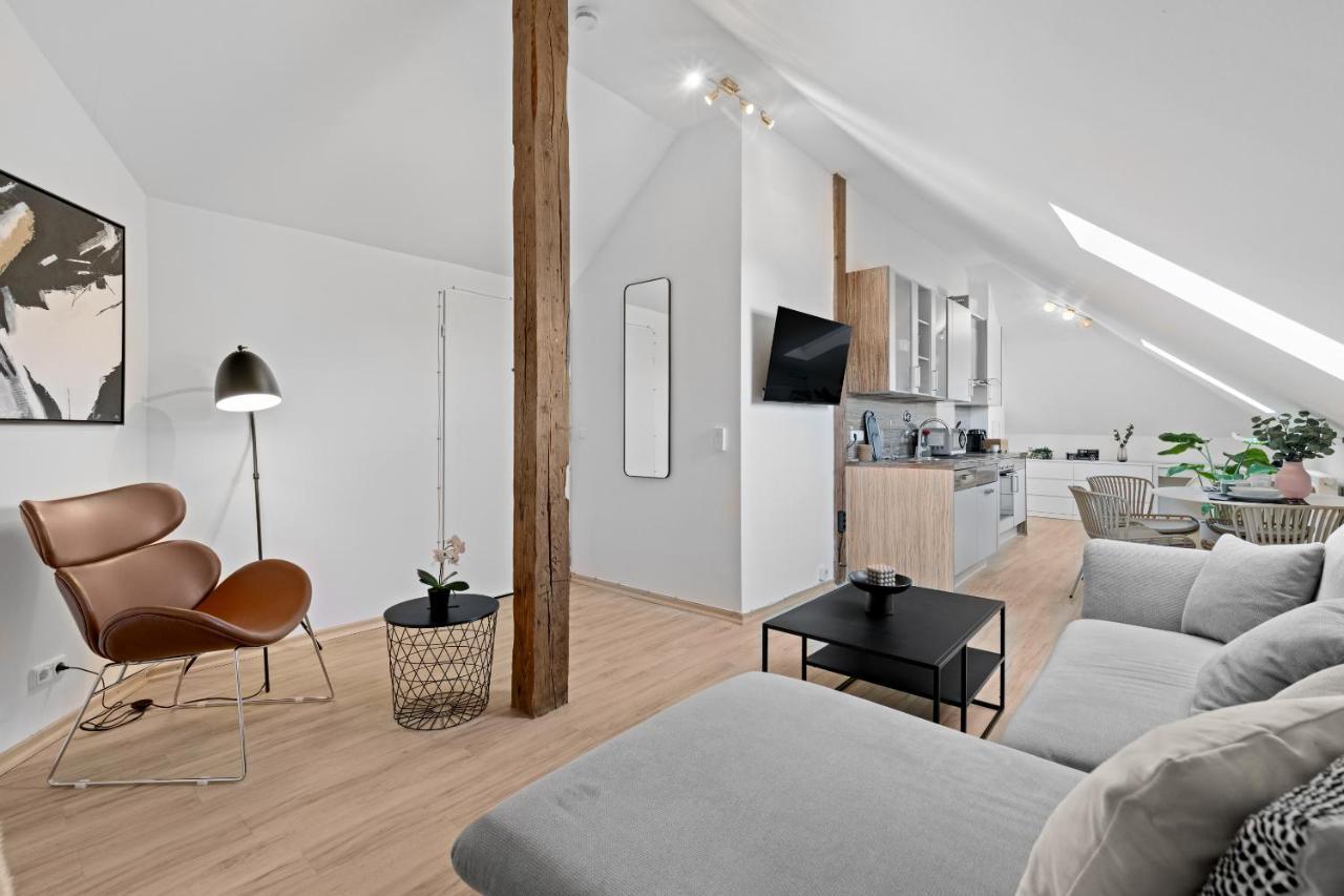 Stilvolle Wohnung: Private Dachterrasse - Zentral Augsburg Exterior photo